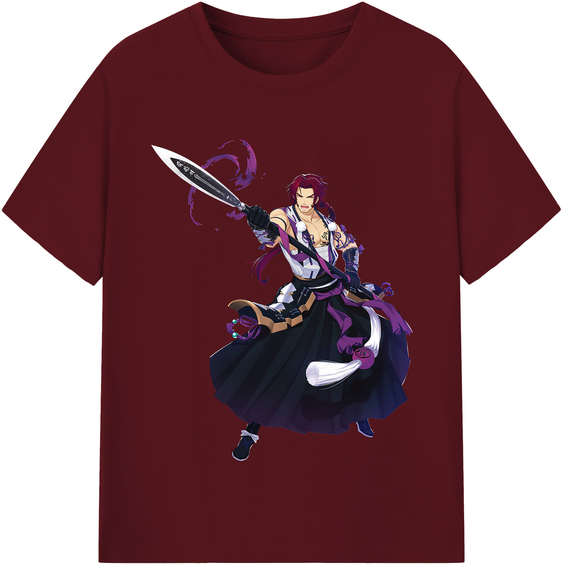 （画像用） 刀剣乱舞 Touken Ranbu 綿100％半袖Tシャツ（フロントプリント）